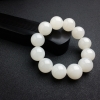 18.5mm山料和田白玉手串 - 红掌柜