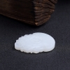 俄料天然白玉山料吊坠-红掌柜