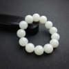 天然山料和田白玉手串 - 红掌柜