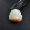 俄料天然山料俏色弥勒佛吊坠-红掌柜