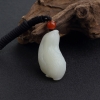 山料和田白玉白菜吊坠-红掌柜