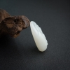 俄罗斯和田白玉虎虎生威吊坠-红掌柜