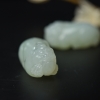 山料天然和田白玉貔貅吊坠-红掌柜