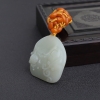 天然籽料青白玉连年有余吊坠-红掌柜