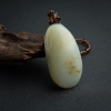新疆籽料和田青白玉佛吊坠 - 红掌柜