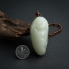 天然籽料和田玉佛吊坠 - 红掌柜