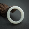天然山料和田白玉扁镯-红掌柜