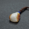 和田玉籽料连年有余吊坠 - 红掌柜