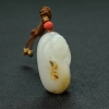 新疆和田玉籽料福在眼前吊坠 - 红掌柜