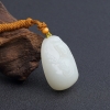 新疆籽料和田白玉观音吊坠-红掌柜