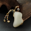 俏色和田玉兵马俑吊坠 - 红掌柜