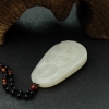 新疆籽料和田玉观音吊坠 - 红掌柜