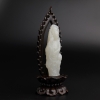 新疆籽料和田白玉送子观音摆件-红掌柜