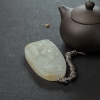 新疆和田白玉籽料吊坠-红掌柜