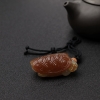 天然俏色和田玉籽料乌龟吊坠-红掌柜