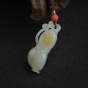 新疆和田青白玉葫芦吊坠-红掌柜