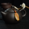 籽料俏色和田玉年年有余吊坠-红掌柜