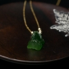 和田碧玉貔貅项链-红掌柜