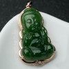 和田碧玉宝宝佛吊坠-红掌柜