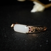 青海山料和田白玉手镯-红掌柜