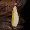 新疆籽料和田白玉玉兰花吊坠-红掌柜