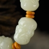 和田白玉十八罗汉手串-红掌柜
