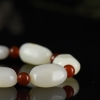 天然籽料和田白玉原石手串-红掌柜