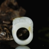 籽料和田白玉貔貅扳指-红掌柜