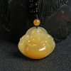 山料橙黄黄龙玉佛吊坠-红掌柜
