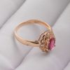 天然18K红宝石戒指 - 红掌柜