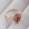 天然18K红宝石戒指 - 红掌柜