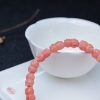 深水粉红珊瑚单圈手串-红掌柜