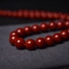 8.5mm天然沙丁黑红珊瑚项链-红掌柜