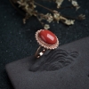 沙丁红珊瑚戒指-红掌柜