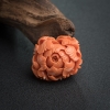 MOMO橘色珊瑚牡丹花吊坠-红掌柜