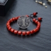 日本阿卡珊瑚桶珠手链-红掌柜