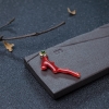 18K金镶阿卡珊瑚吊坠-红掌柜