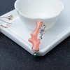 银镶深水珊瑚两用款-红掌柜
