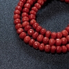 意大利天然沙丁珊瑚鼓珠佛珠-红掌柜