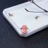 18K金镶深水粉色珊瑚貔貅戒指-红掌柜