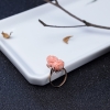 18K金镶珊瑚貔貅戒指-红掌柜