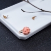深水粉色珊瑚花戒指-红掌柜