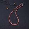 台湾天然粉色珊瑚塔链-红掌柜