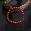 朱红珊瑚单圈手串-红掌柜