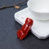 深红珊瑚如意吊坠-红掌柜