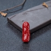 阿卡深红珊瑚吊坠-红掌柜