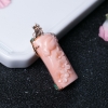 18K金镶钻天然MISU珊瑚吊坠-红掌柜