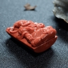 MOMO珊瑚黄财神吊坠-红掌柜