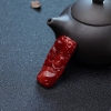 牛血红珊瑚如意吊坠-红掌柜