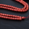 MOMO橘红珊瑚桶珠佛珠-红掌柜